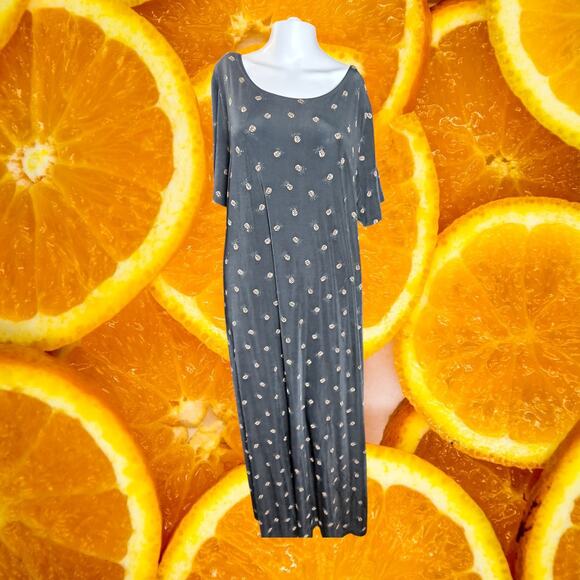 Ronni Nicole II‎ By Ouida Women’s Black Shimmer Stretch Lined Long Dress - Picture 6 of 6